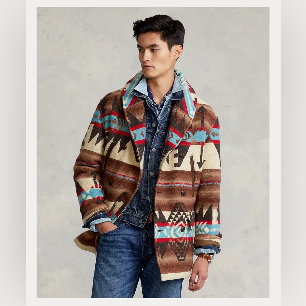 Ralph Lauren Wool Blend Ranch Coat